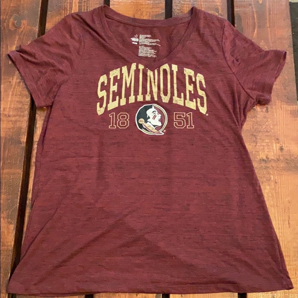 Dark Red FSU Seminoles shirt